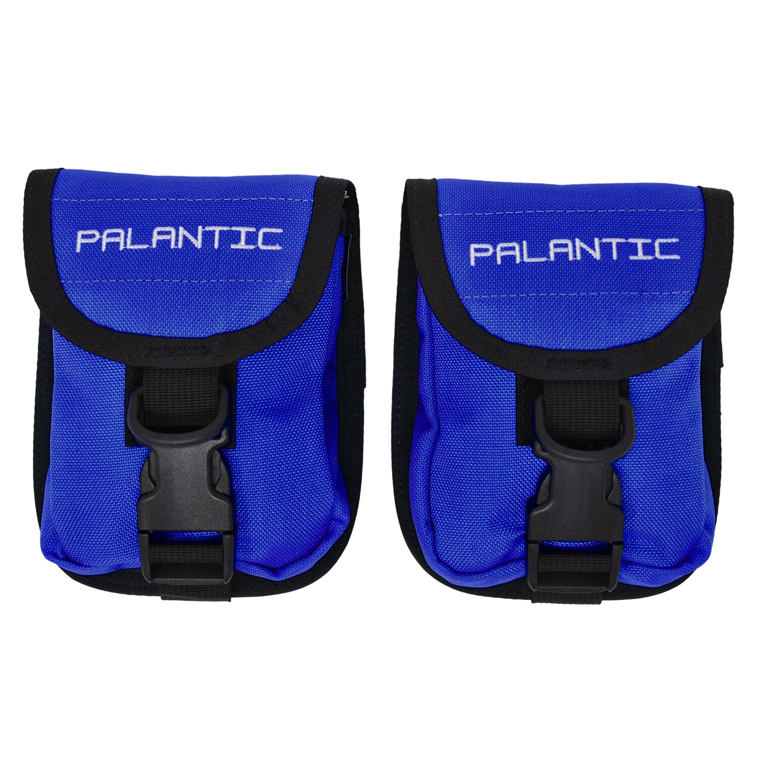 Palantic Dive Weight Pocket Pouch Pair Blue – Quick-Release QR Buckles Scuba