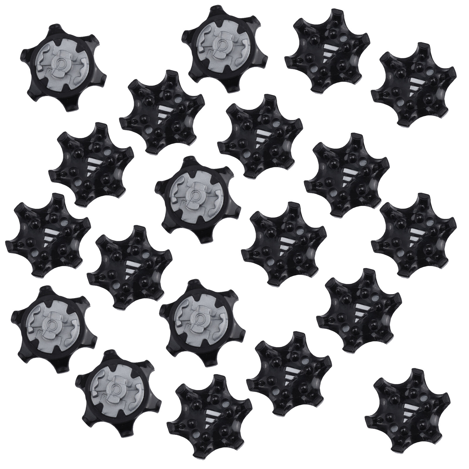 20Pcs 2.5*1.2cm Soft Plastic Golf Shoe Spikes Cleat Fast Twist For Adida Champ y