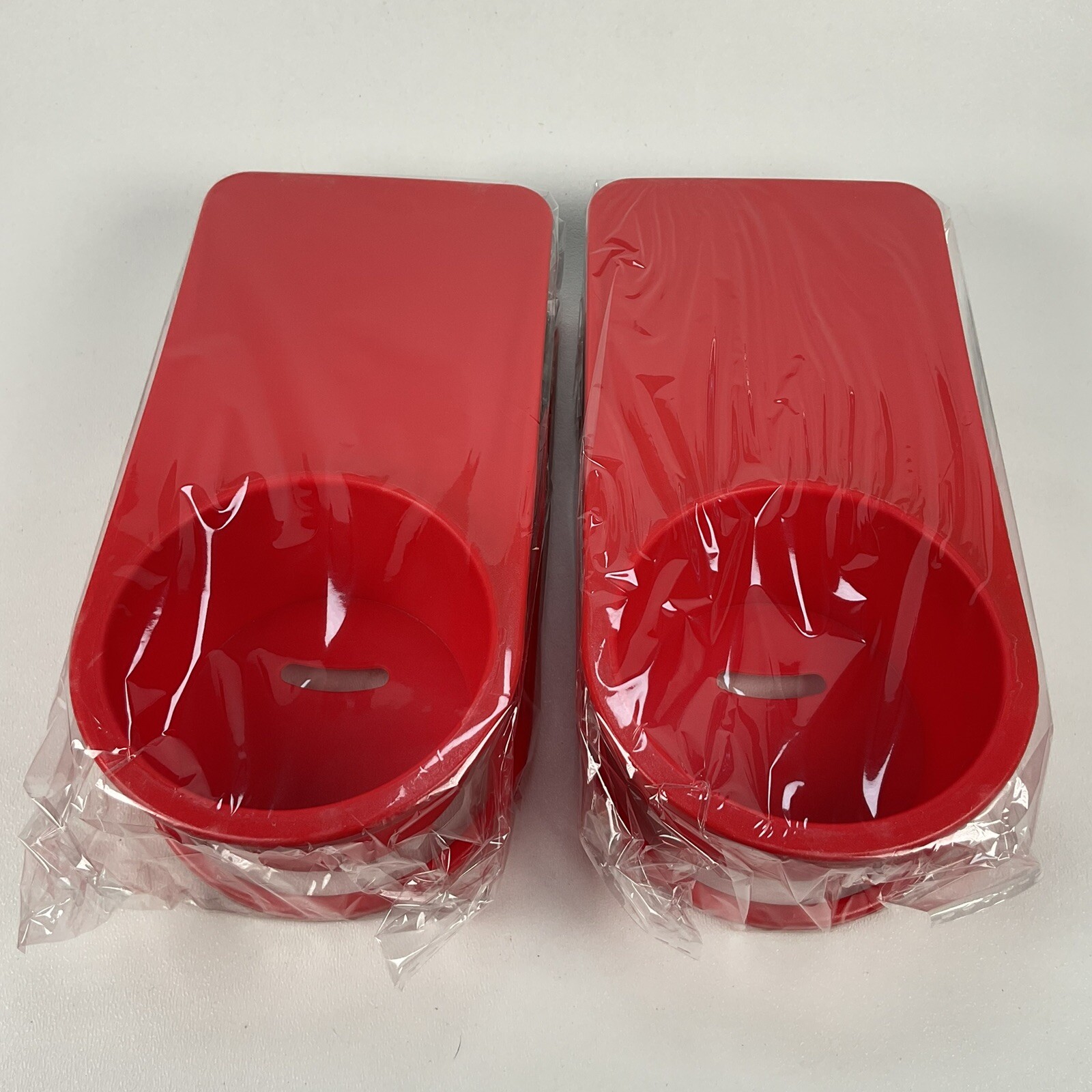 SERO Innovation Red Cup Clip Drink Beach Lounger Desk Holders - Set of 2