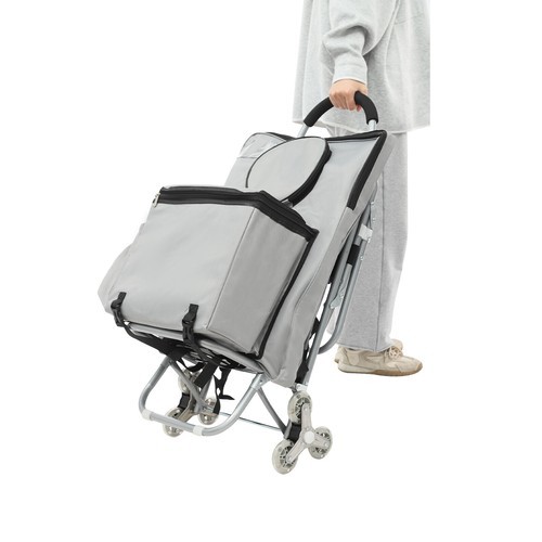 Portable Folding Wheeled Art Chair Cart Rolling Big Chair Cart With Storage NEW