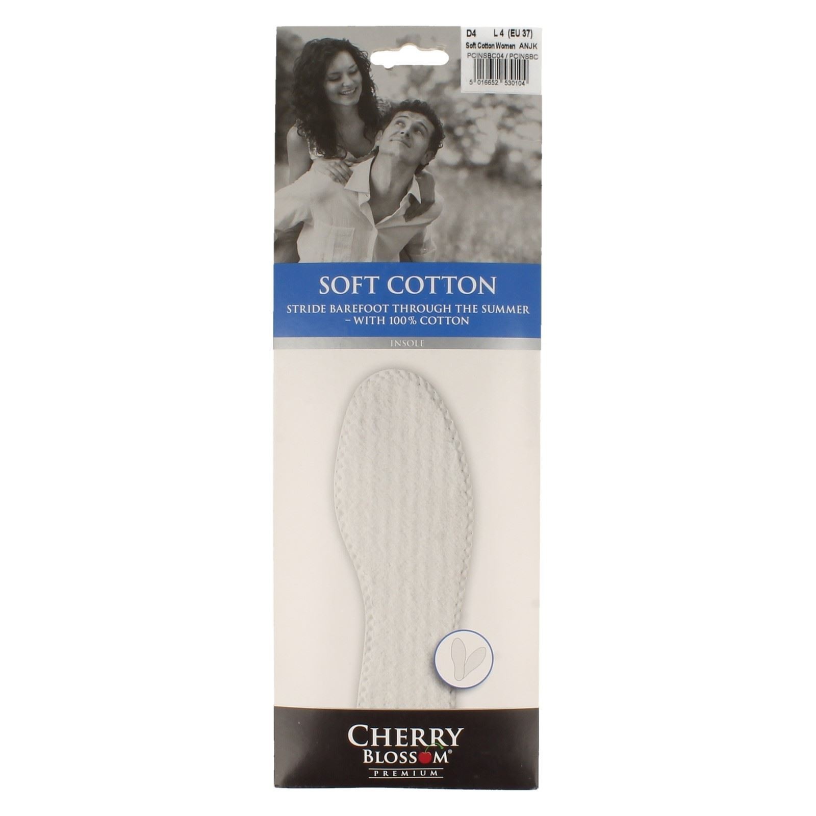 Soft Cotton Insoles With Cherry Blossoms