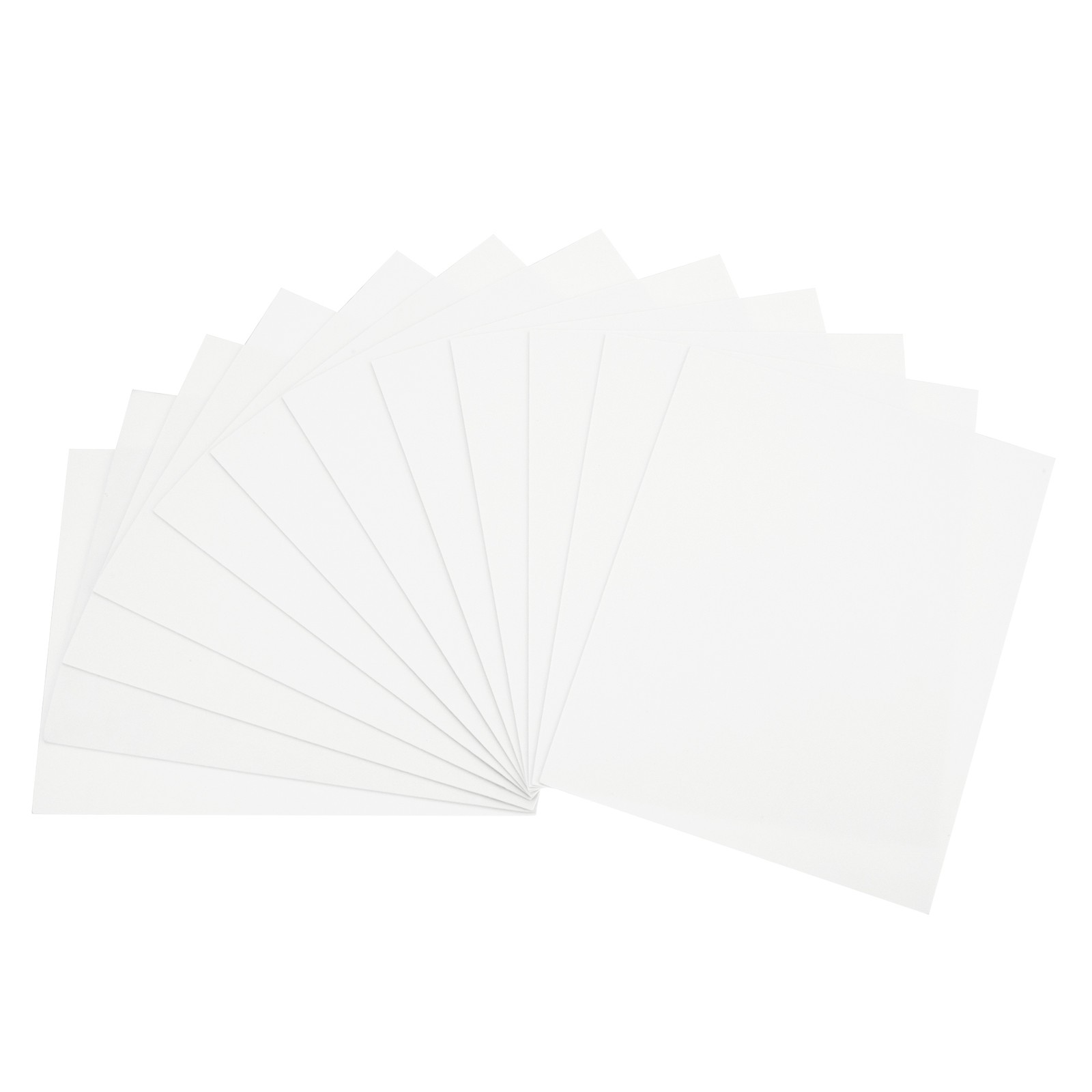 White EVA Foam Sheets 11 x 8 inch 1.7mm Thickness for Crafts DIY Projects 12pack