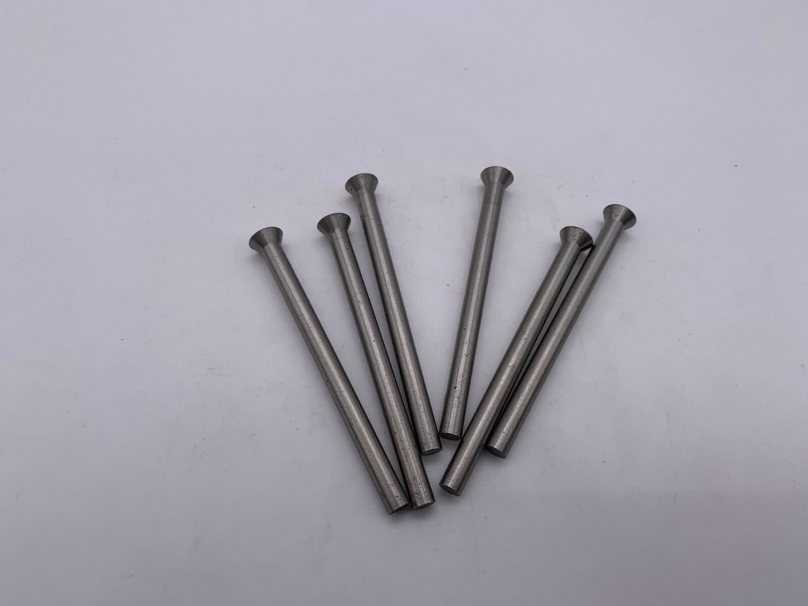 Royal .178X 2-1/2"  Long Bevel Headed High Speed Steel Punches, Lot of 6