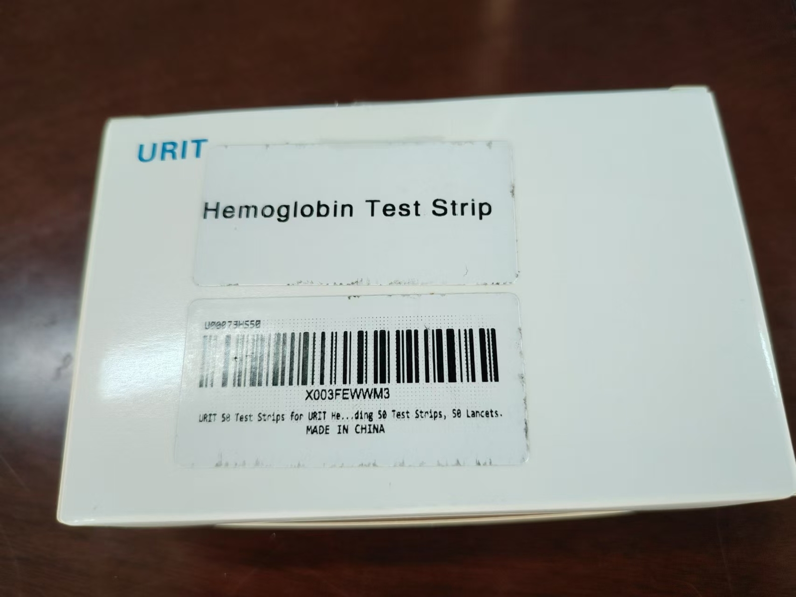 URIT Fast Hemoglobin Analysis Test Strip 50pcs EXP 02/2026 ZZZ