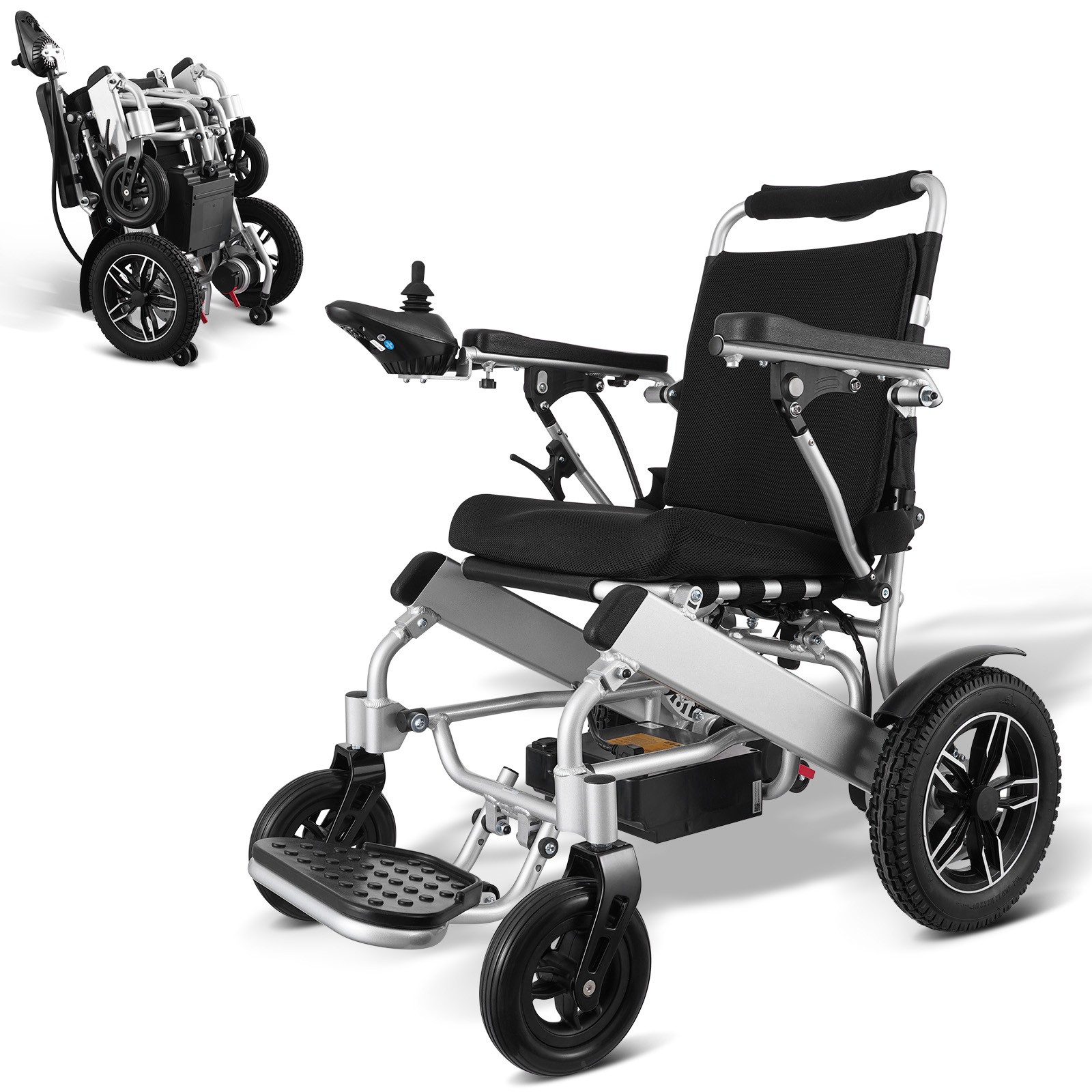 Uimoso  Foldable Electric Wheelchair Reclining Mobility Wheelchair for Adults
