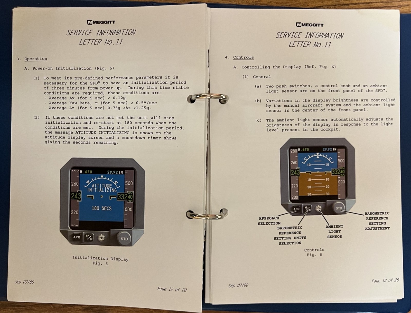 Manual - Meggitt Secondary Flight Display System, Mk 2