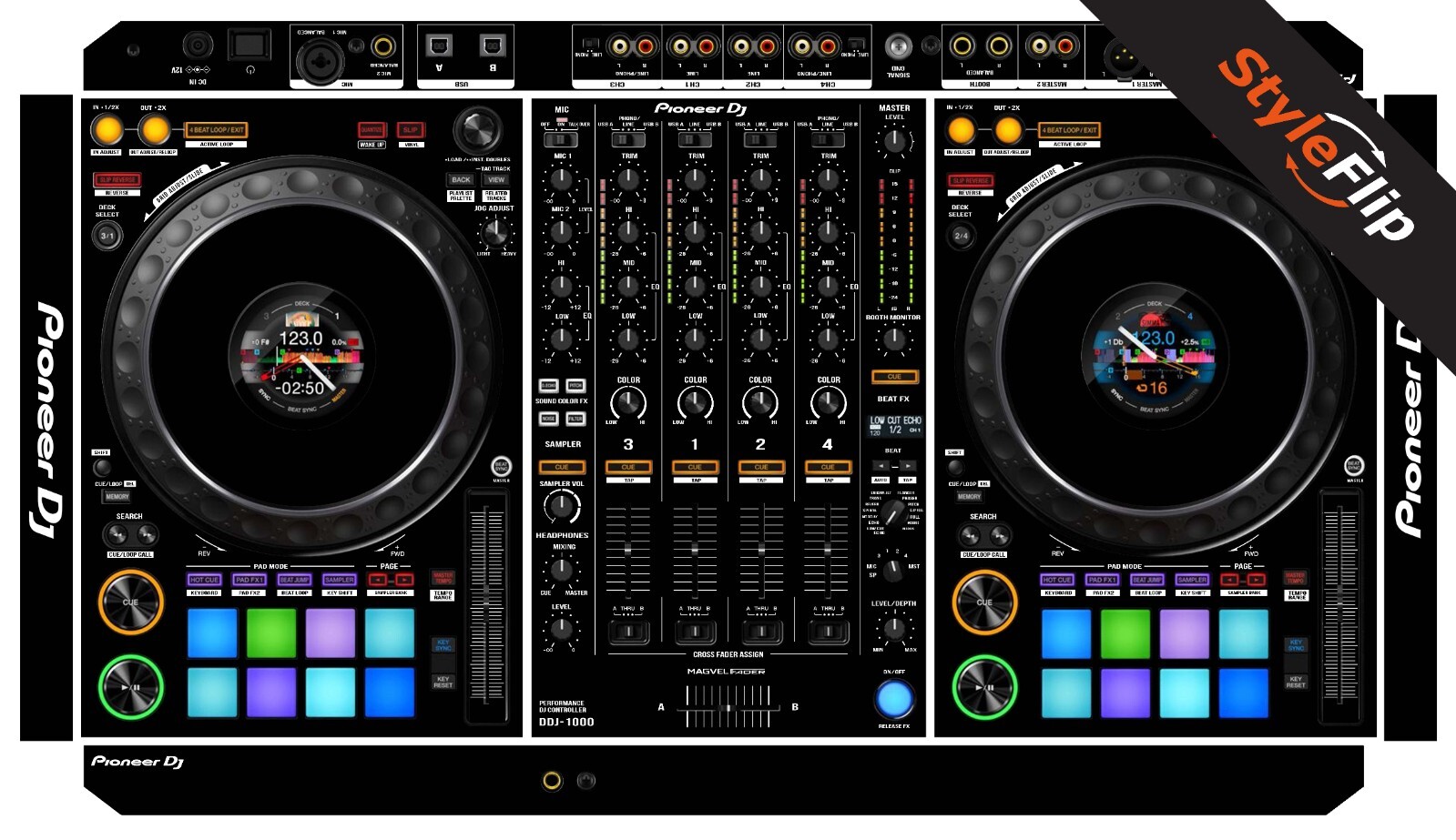 Pioneer DDJ-1000 Skin | Black | Protective Decal | StyleFlip Skins