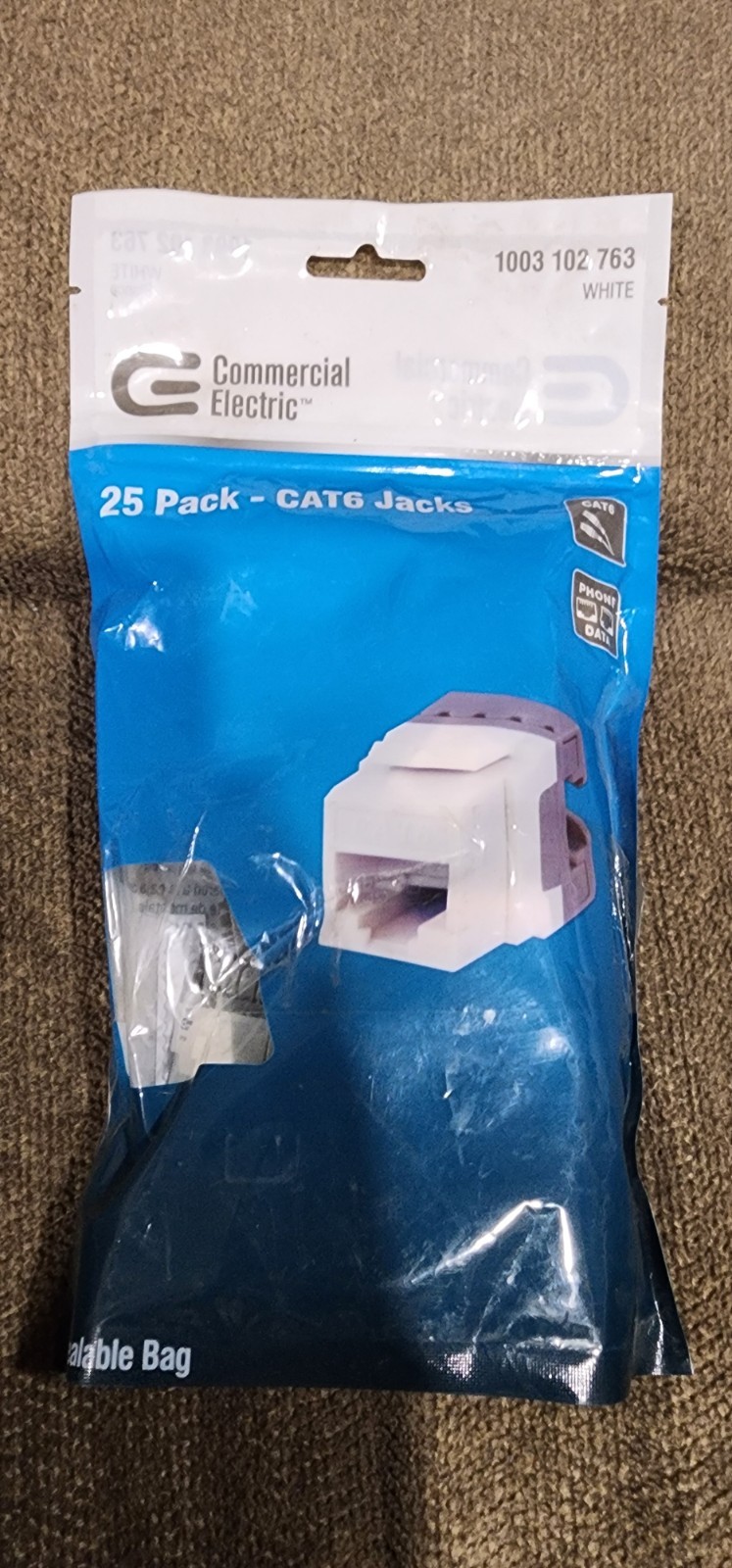 25 Pack CAT 6 jasks
