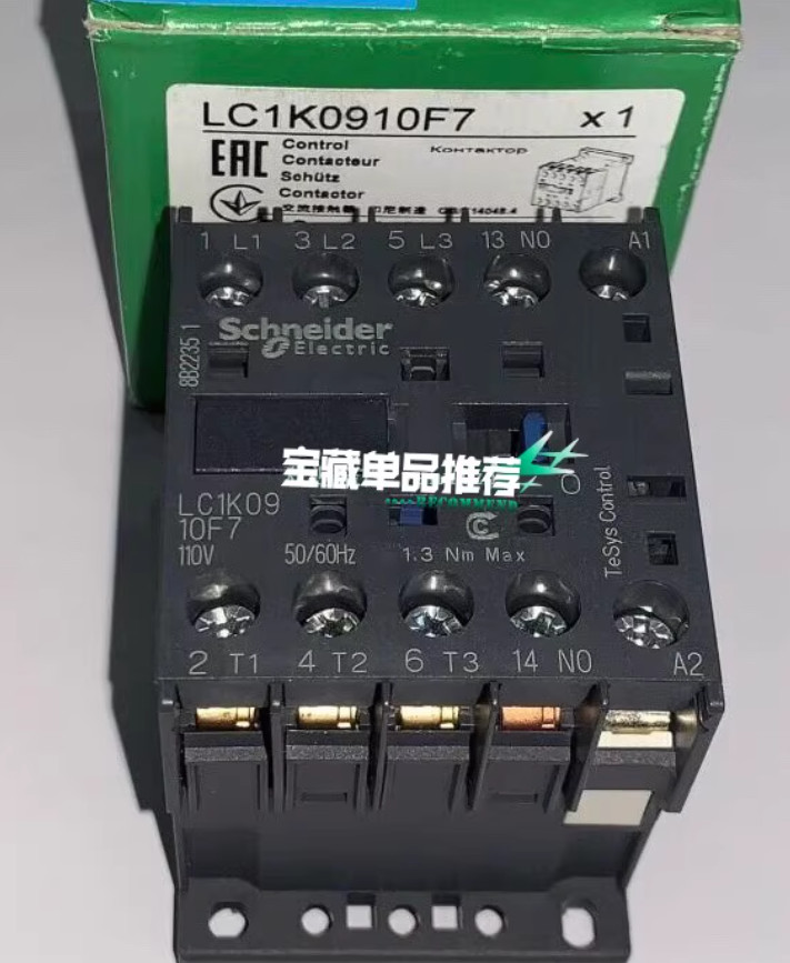 1PC NEW Schneider Contactor LC1K0910F7 9A 110V 50/60Hz #YY