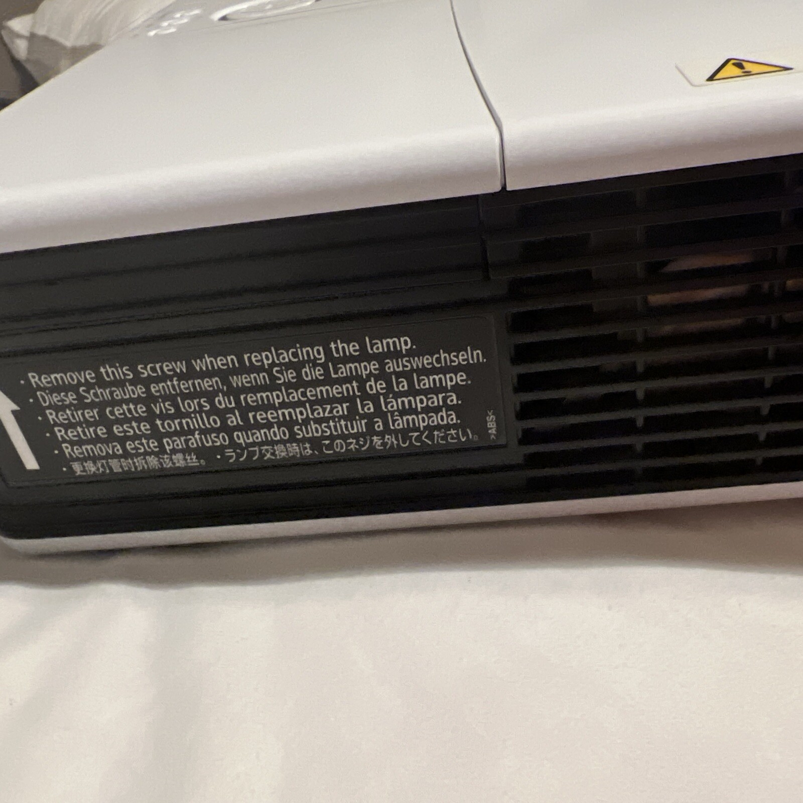 Ricoh PJ WX3231N Projector With Remote (lamp Error Message)