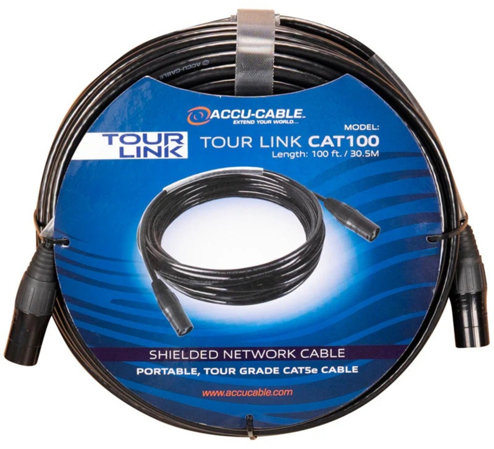 Accu-Cable TOUR LINK CAT100 100 ft. CAT5e Lighting/Video Networking Cable