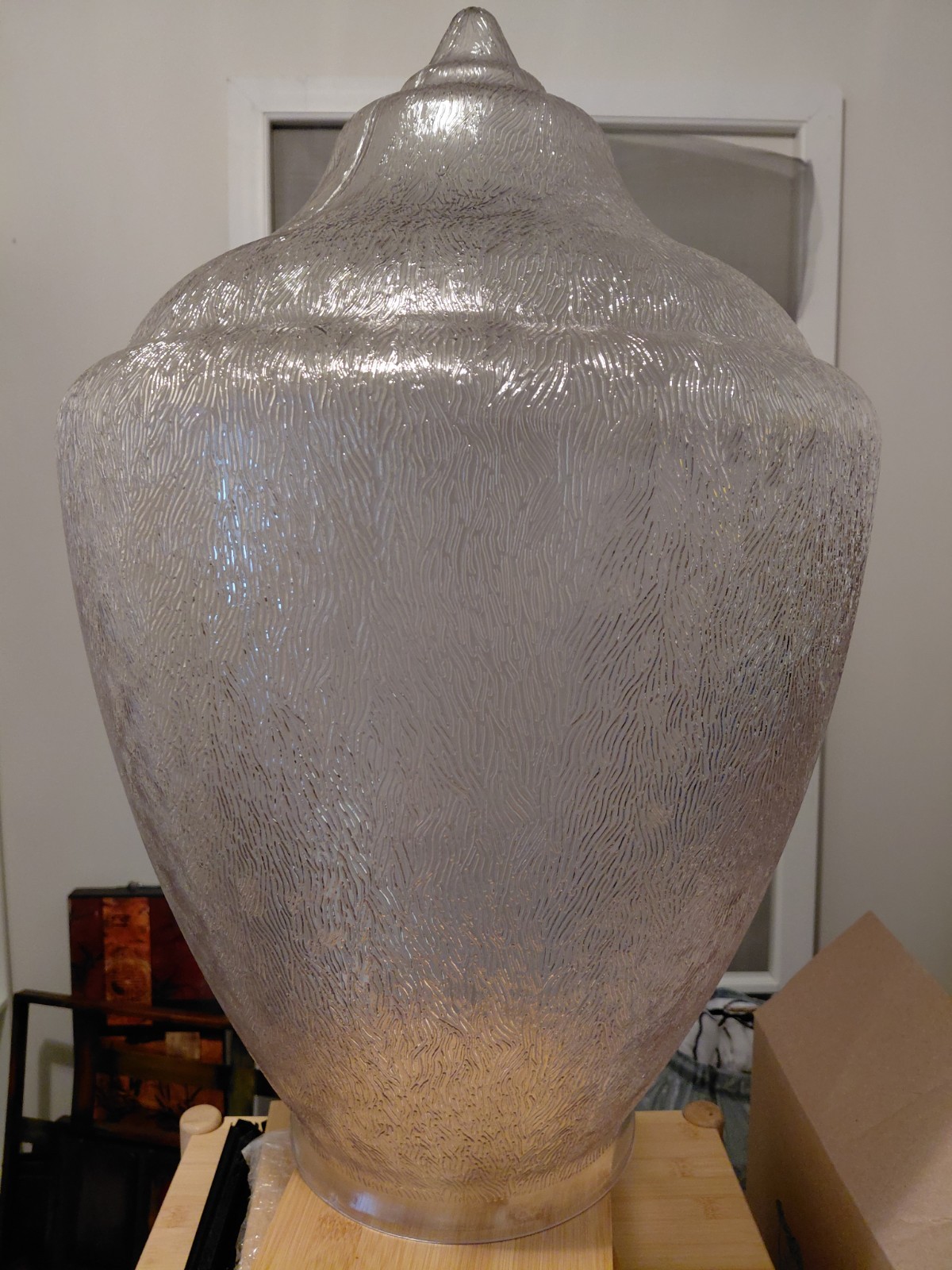 KASTLITE Clear Polycarbonate Acorn Streetlamp Globe Part Number FP199-8PCC