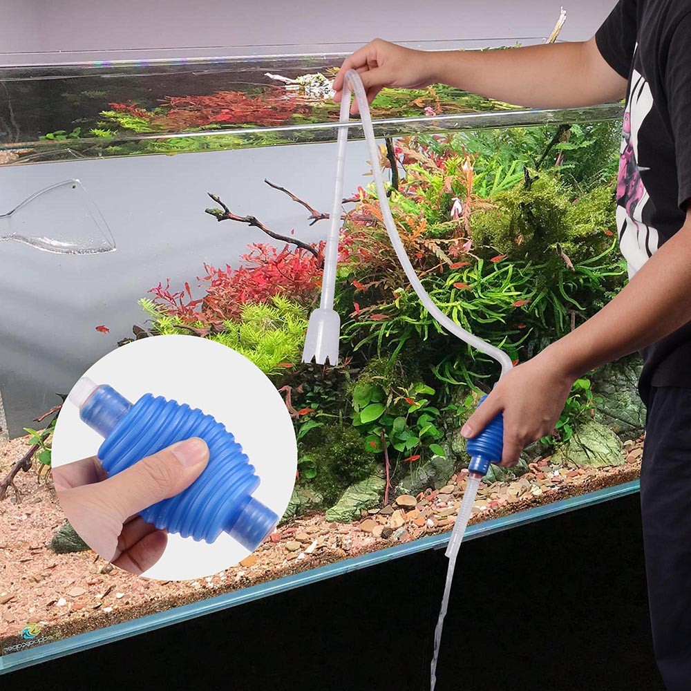 Aquarium Gravel Cleaner Fish Tank Vacuum Sand Cleaner Water Changer Pump Filter