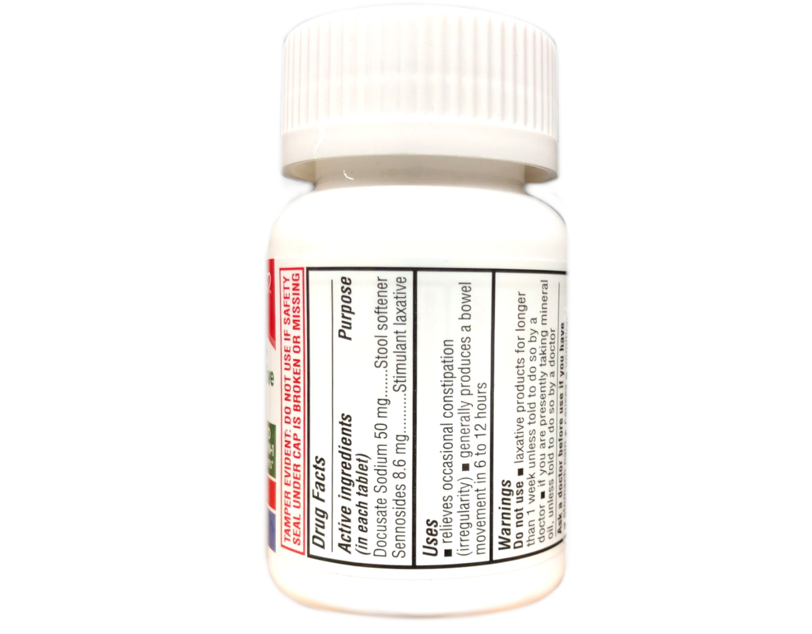 Leader Stool Softener + Stimulant Laxative 3-Pack 100 Ct Relieves Constipation
