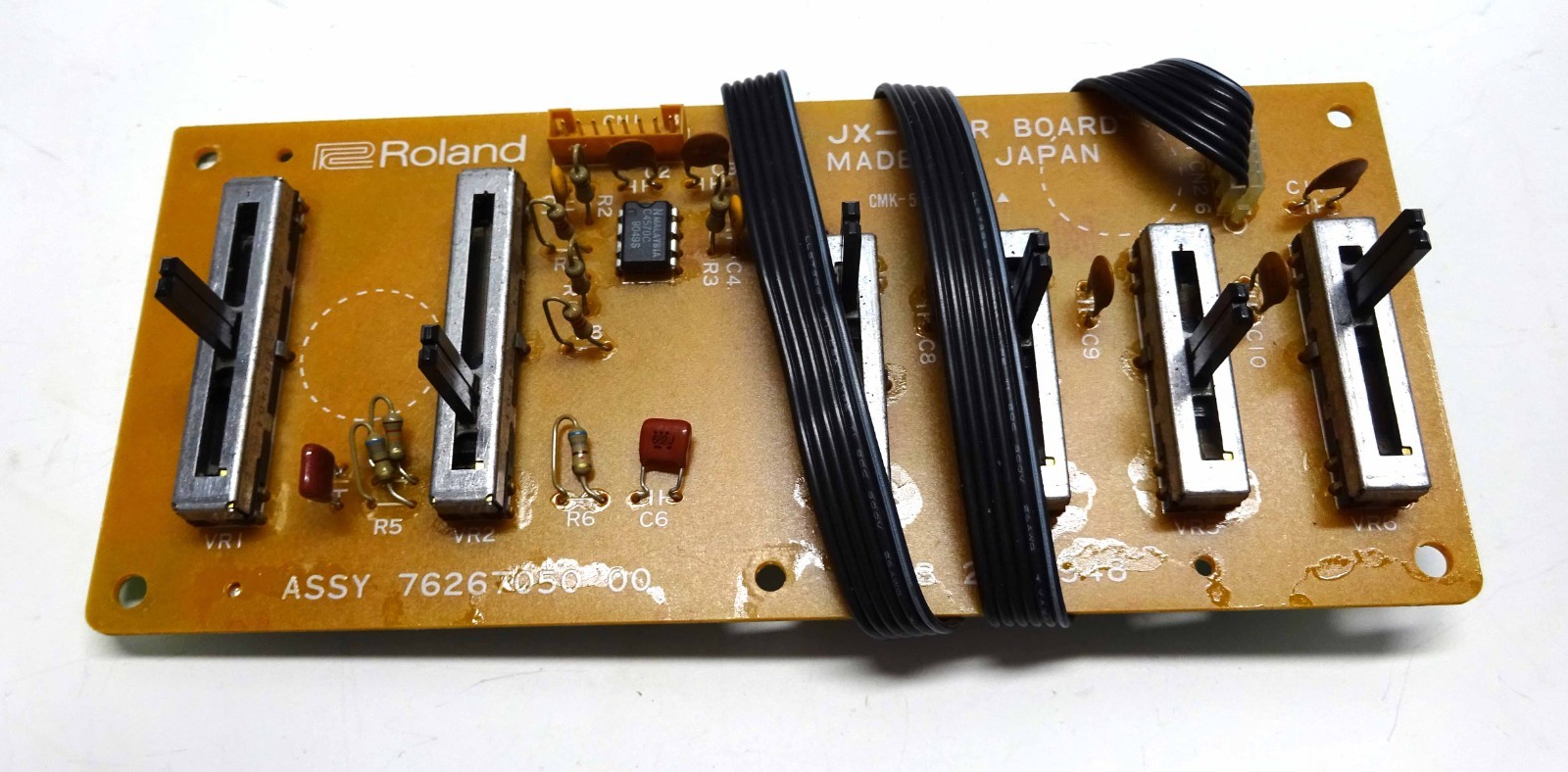 Roland JX-1 Slider Board with Wiring