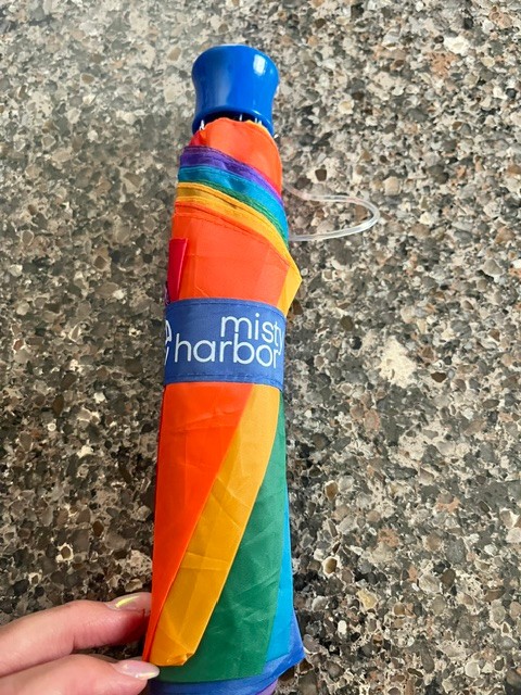 MISTY HARBOR Rainbow Umbrella (NEW WITHOUT TAGS)