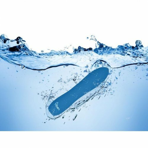 Viben Vivacious 10 Function Rumble Motor Rechargeable Bullet - Ocean Blue