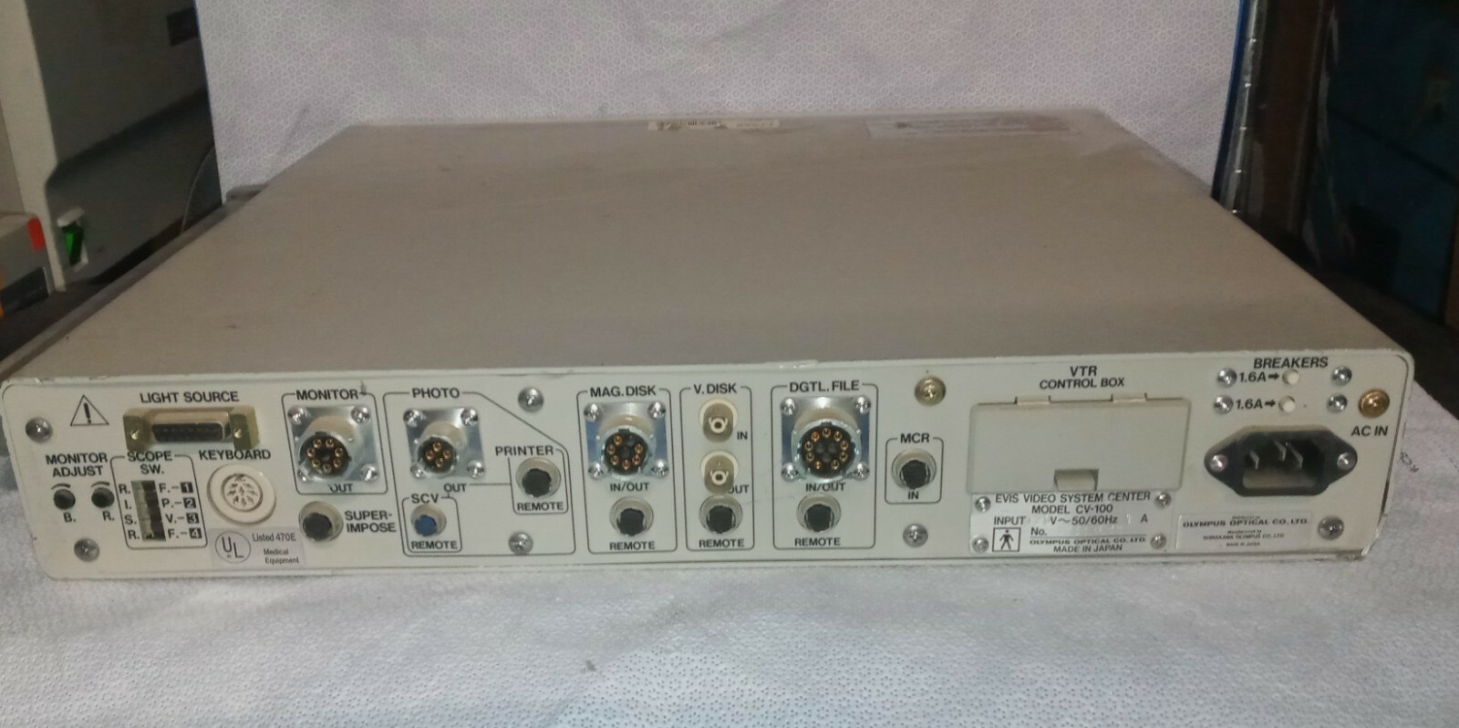 OLYMPUS EVIS CV-100 VIDEO ENDOSCOPY PROCESSOR