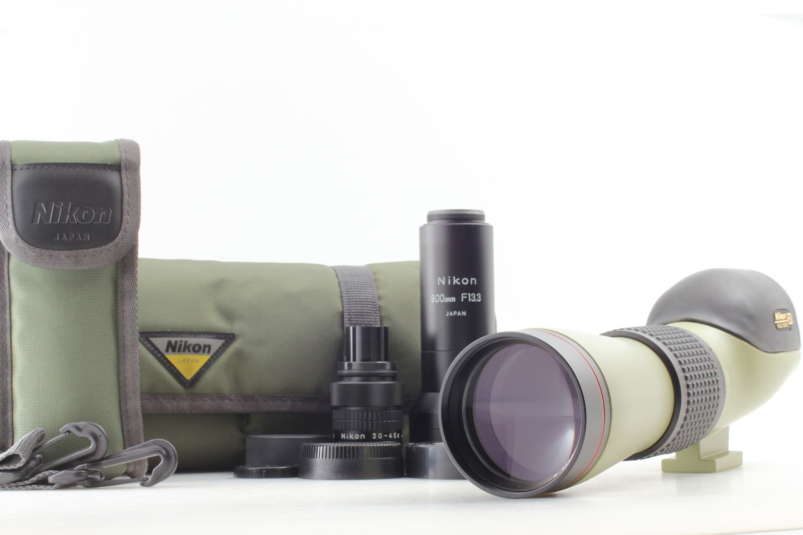 [N MINT] Nikon Field scope ED II D60 P + 20-45x Eyepiece 800mm f13.3 From JAPAN