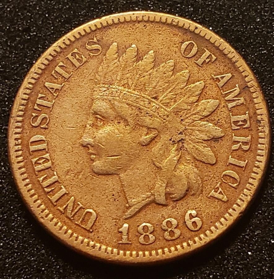 1886 Indian Head Penny