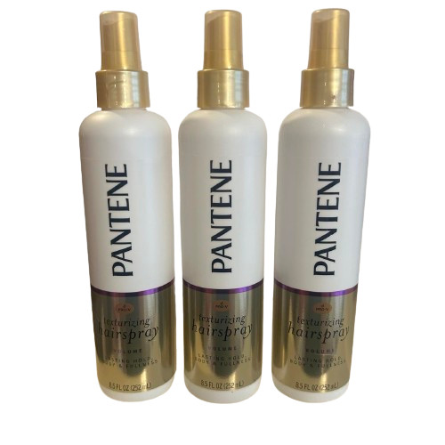 3x Pantene Pro-V Level 4 Hold Volume Non Aerosol Texturizing Hairspray Texture