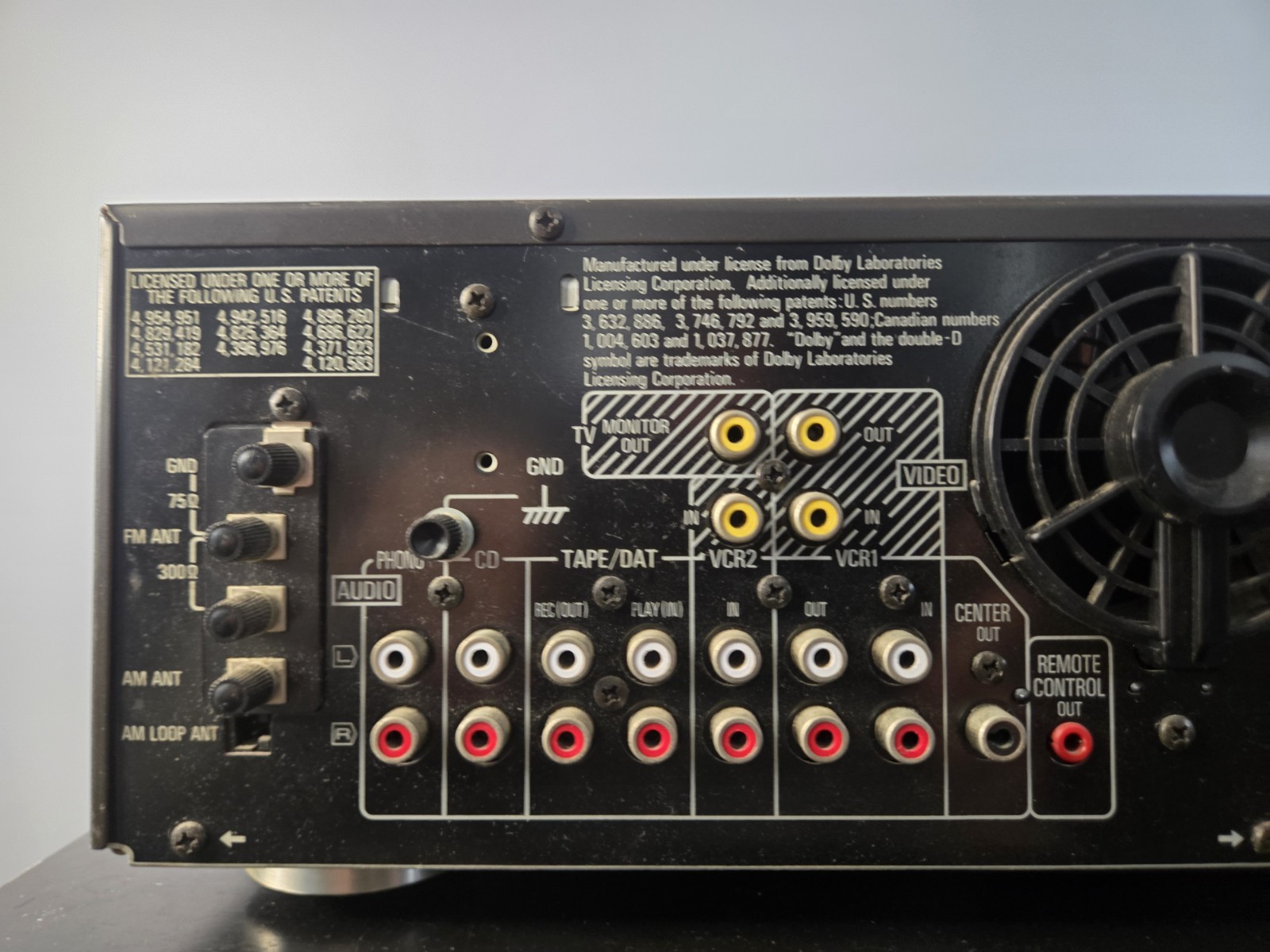 Technics SA-GX330 AV Control Stereo/VCR/CD/PHONO Receiver. READ