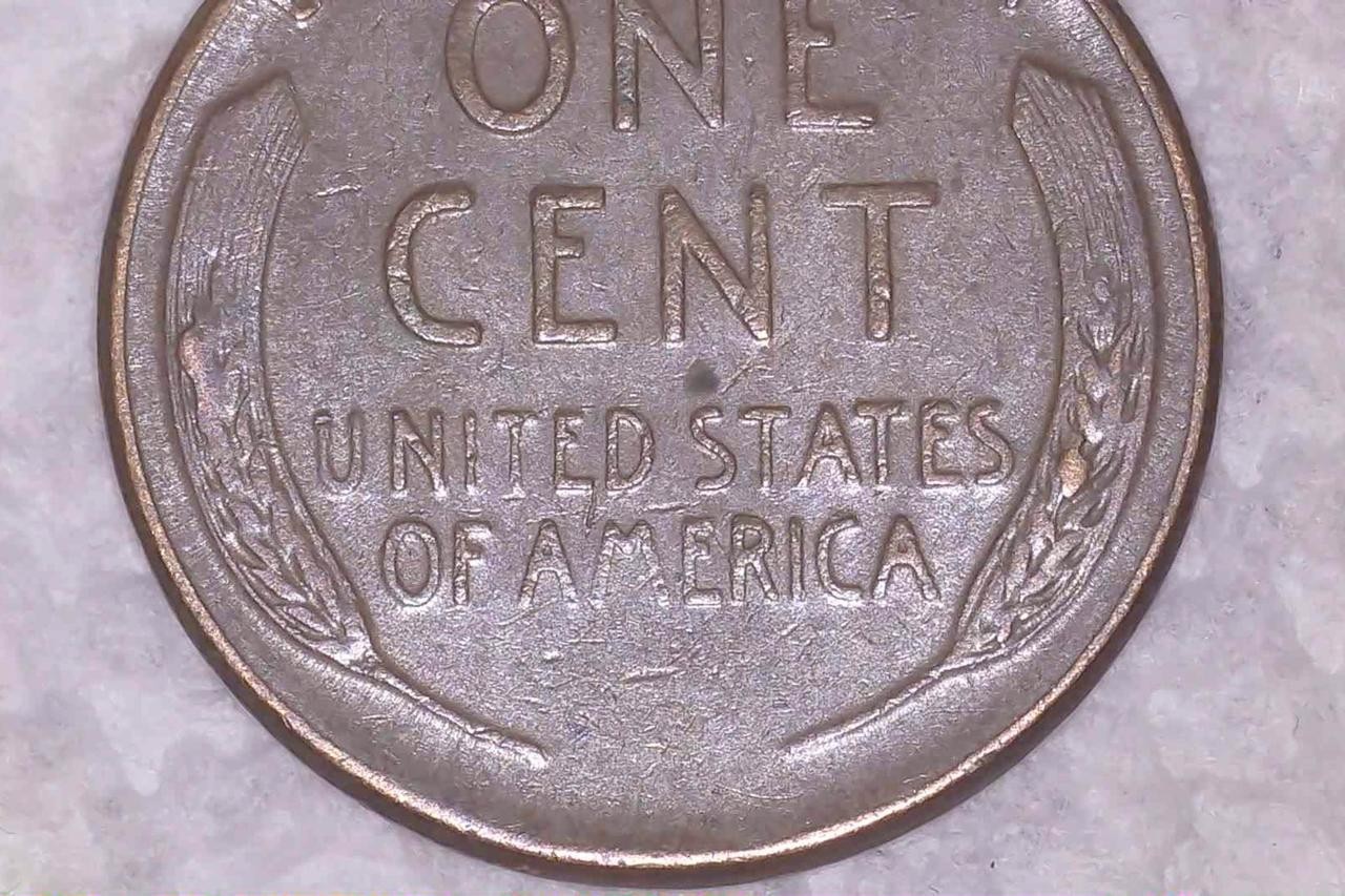 💰🇺🇸 1956 Lincoln Wheat Cent – Dual Die Chips on Wheat Reverse Error Coin