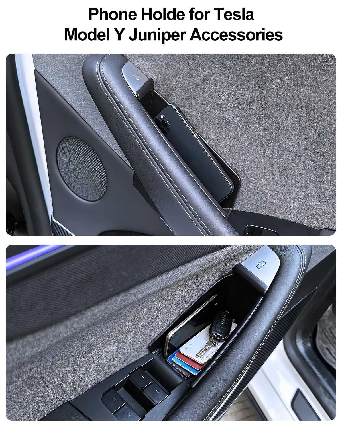 for Tesla Door Handle Storage Model Y Refreshed Juniper 2025 2026 Container M...