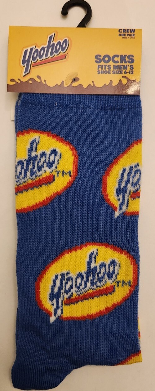 Odd Sox Yoohoo Chocolate Drink Socks Adult Teen Men Women Novelty Socks