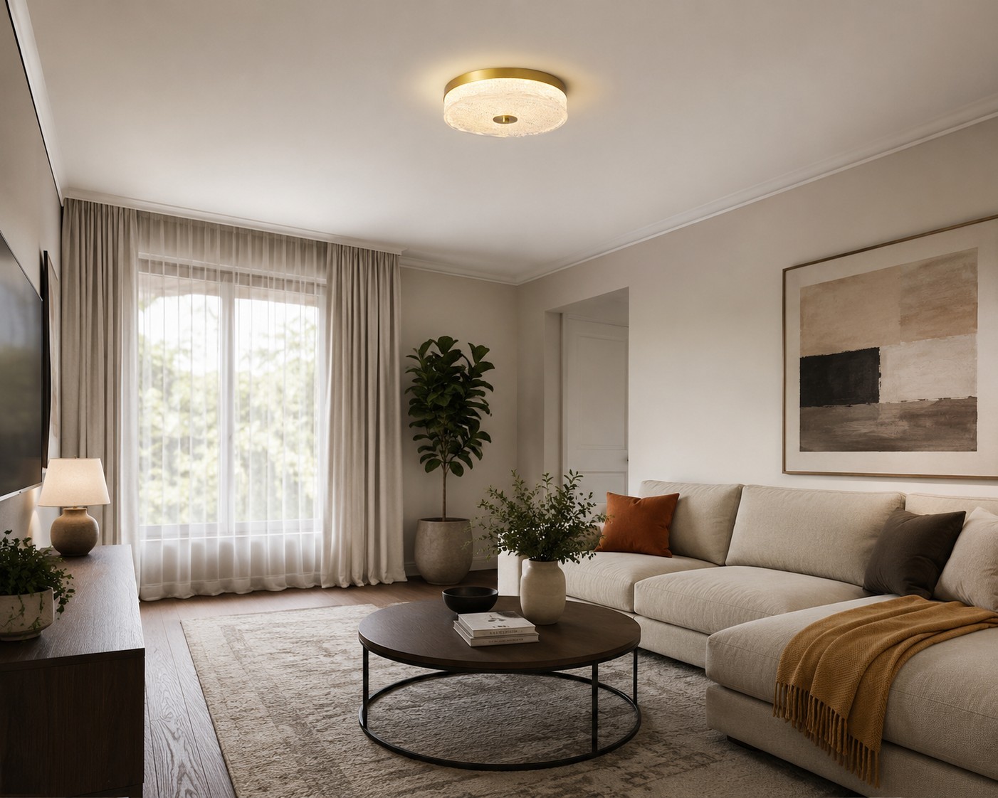 Beautiful LED ceiling light chandelier - 30 cm