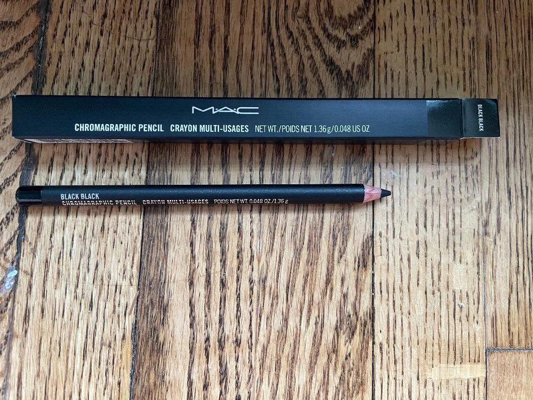 MAC CHROMAGRAPHIC PENCIL ~  BLACK BLACK  ~  NEW IN BOX