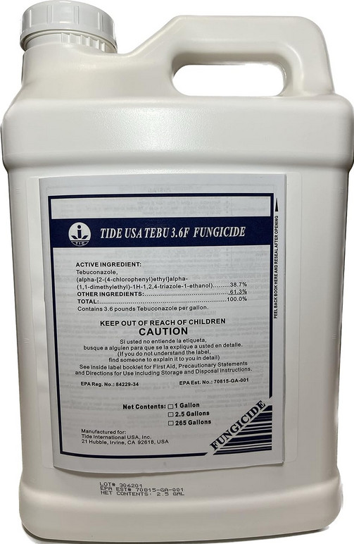 Tebuconazole 3.6 (2.5 Gallons) Foliar Fungicide (Comapre to Torque)
