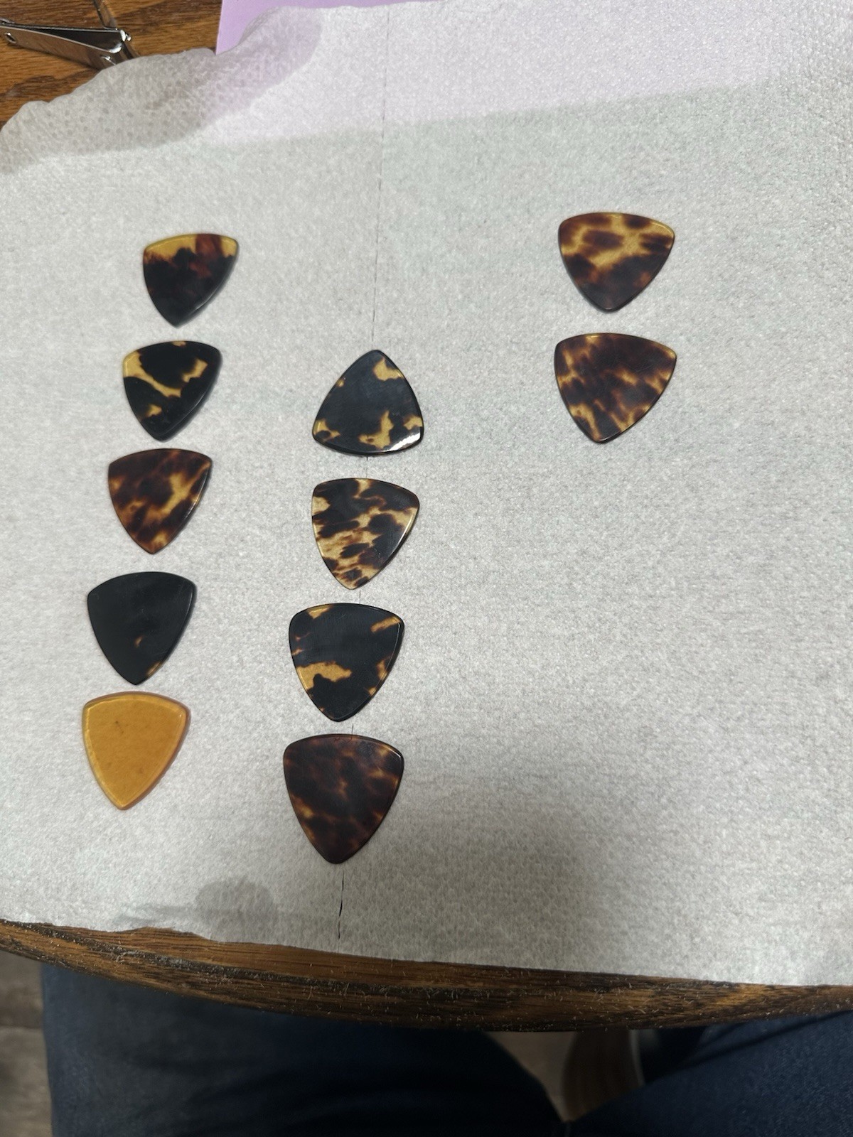 Authentic Shell Guitar Picks - These Are Handmade Custom Picks