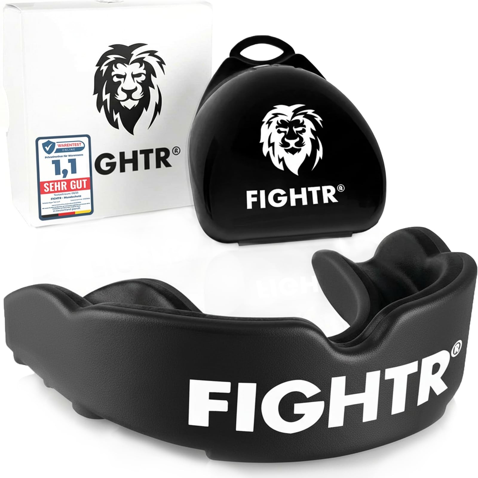 FIGHTR® Premium Mouth Guard - for Excellent Breathing & Easy to fit | Sport