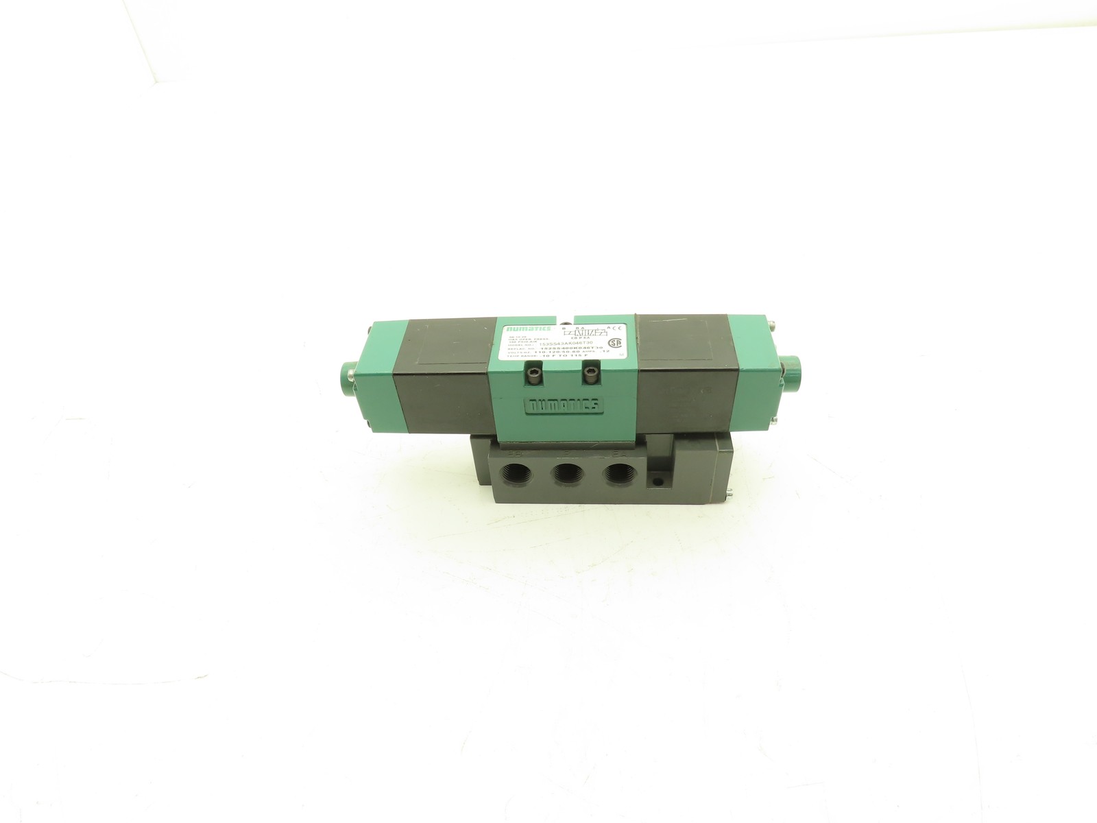Numatics 153SS43AK046T30 Pneumatic Air Valve & Base Assembly 3/8"NPT Ports