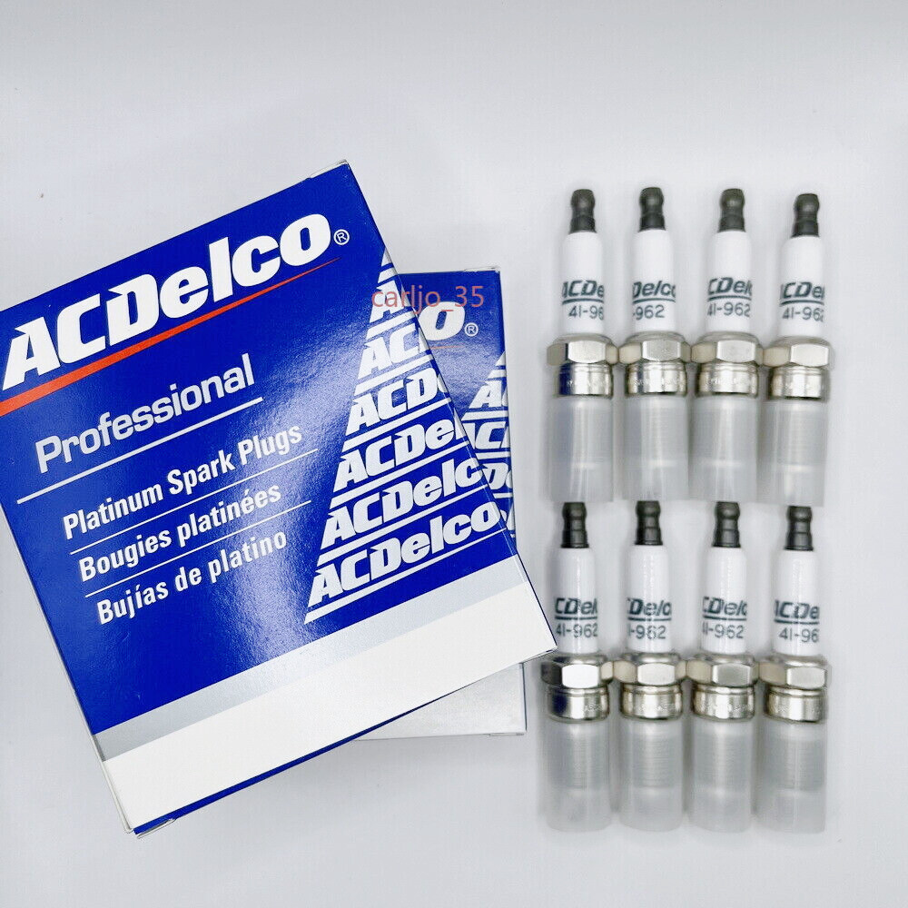 8Pcs OEM 41-962 Platinum Spark Plug 19299585 for Sierra Chevy Silverado New