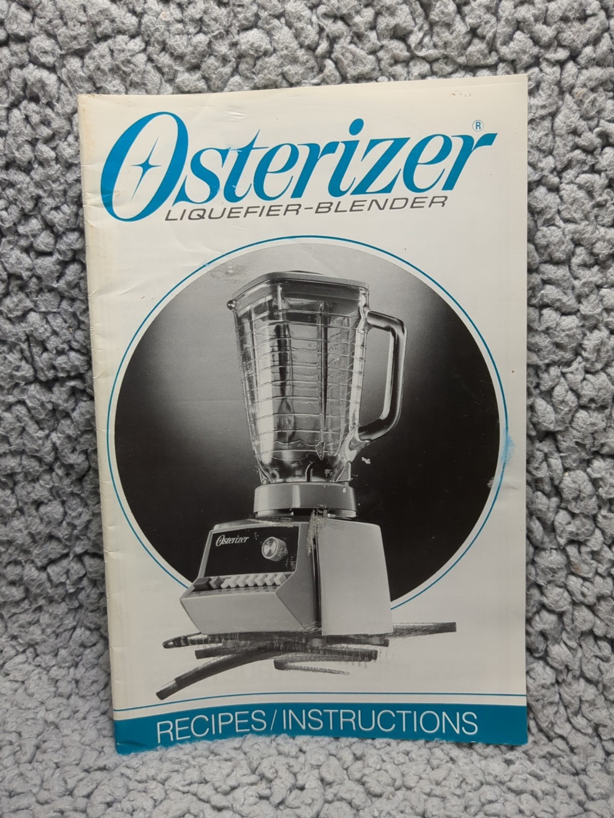 Vintage 1989 - Osterizer Liquifier Blender User Guide & Recipes Booklet