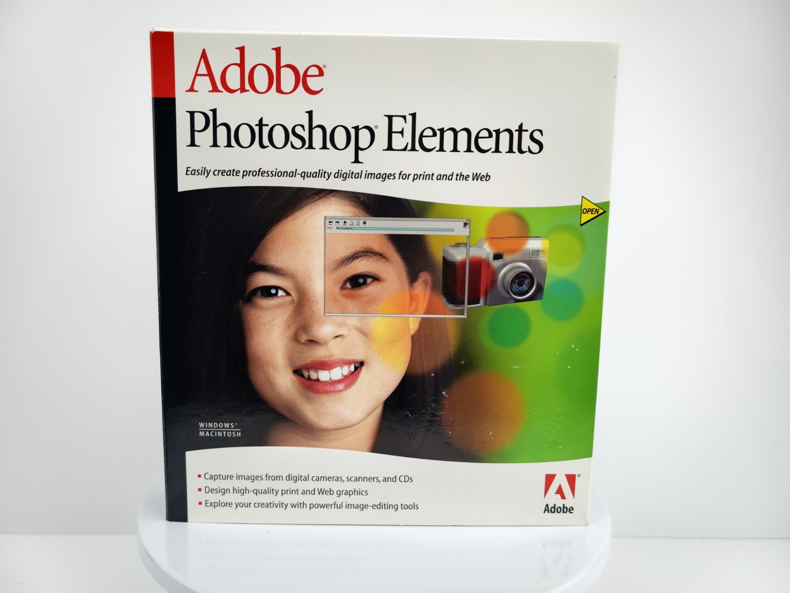 Adobe Photoshop Elements 1.0 2001 Complete Sealed Original