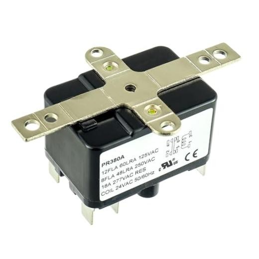 24V Fan Relay 90-380 AC Fan Relay AC Switch SPST for Fan Control HVAC Coleman