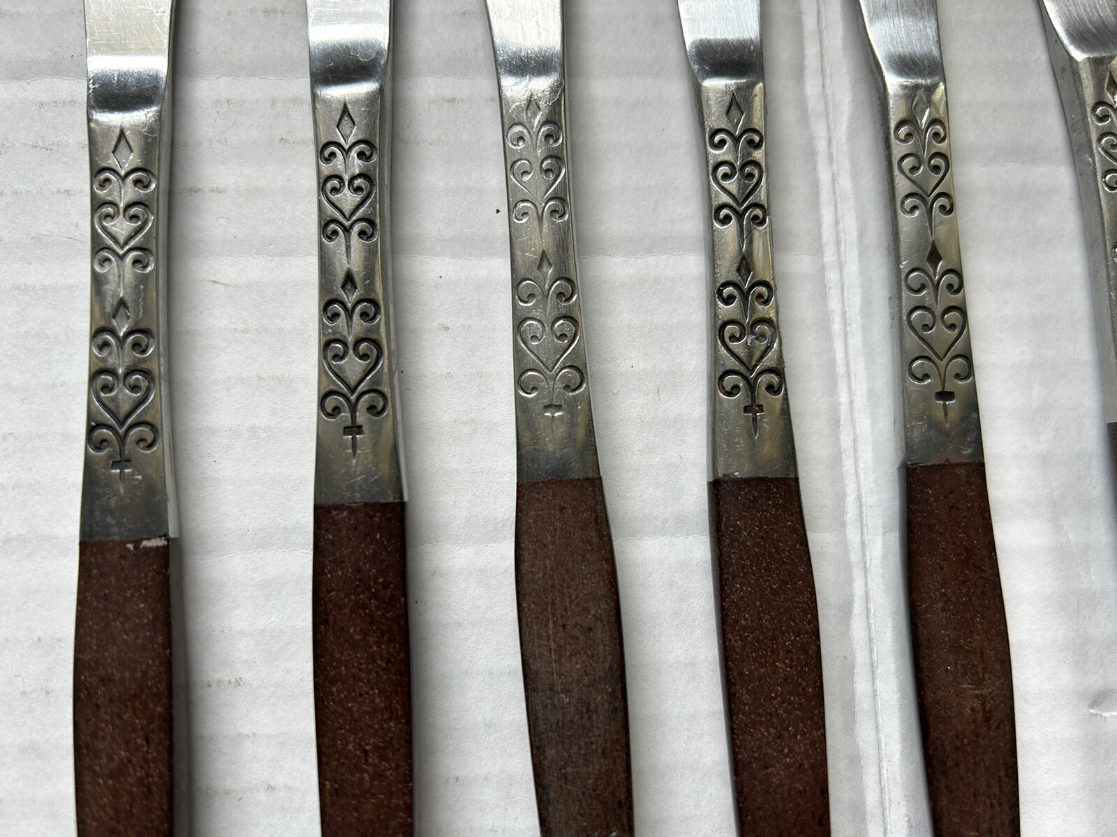 Interpur Canoe Muffin Heart Scroll Stainless Vintage Flatware Lot 26 Pieces