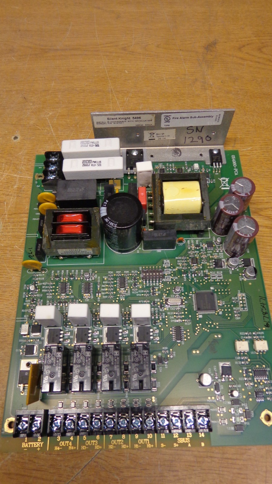 Silent Knight 5496 Power Supply Module