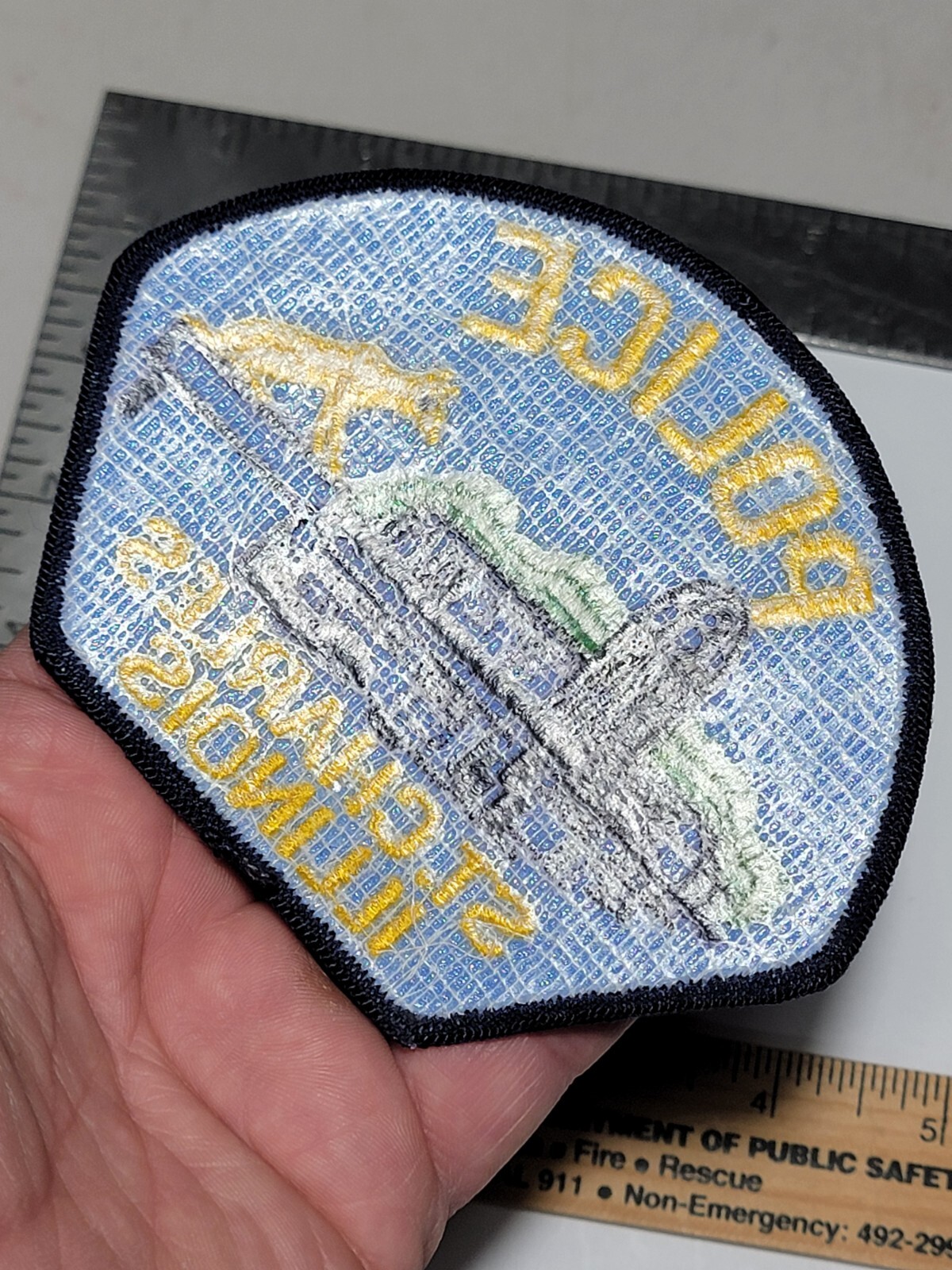 C3B Police Patch Illinois St. Charles