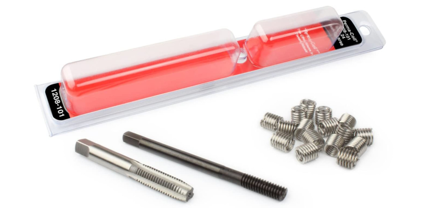 10-24 NC Thread Repair Insert Repair Kit Perma Coil 1208-101 Fits Heli