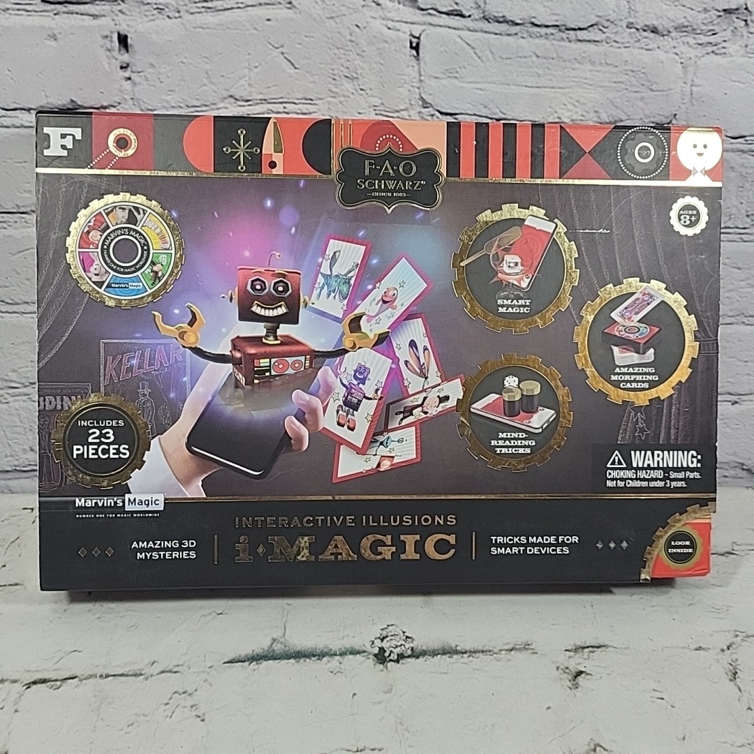 FAO Schwarz Interactive Illusions I Magic Kit For Smart Devices  Age 8 & up  NEW