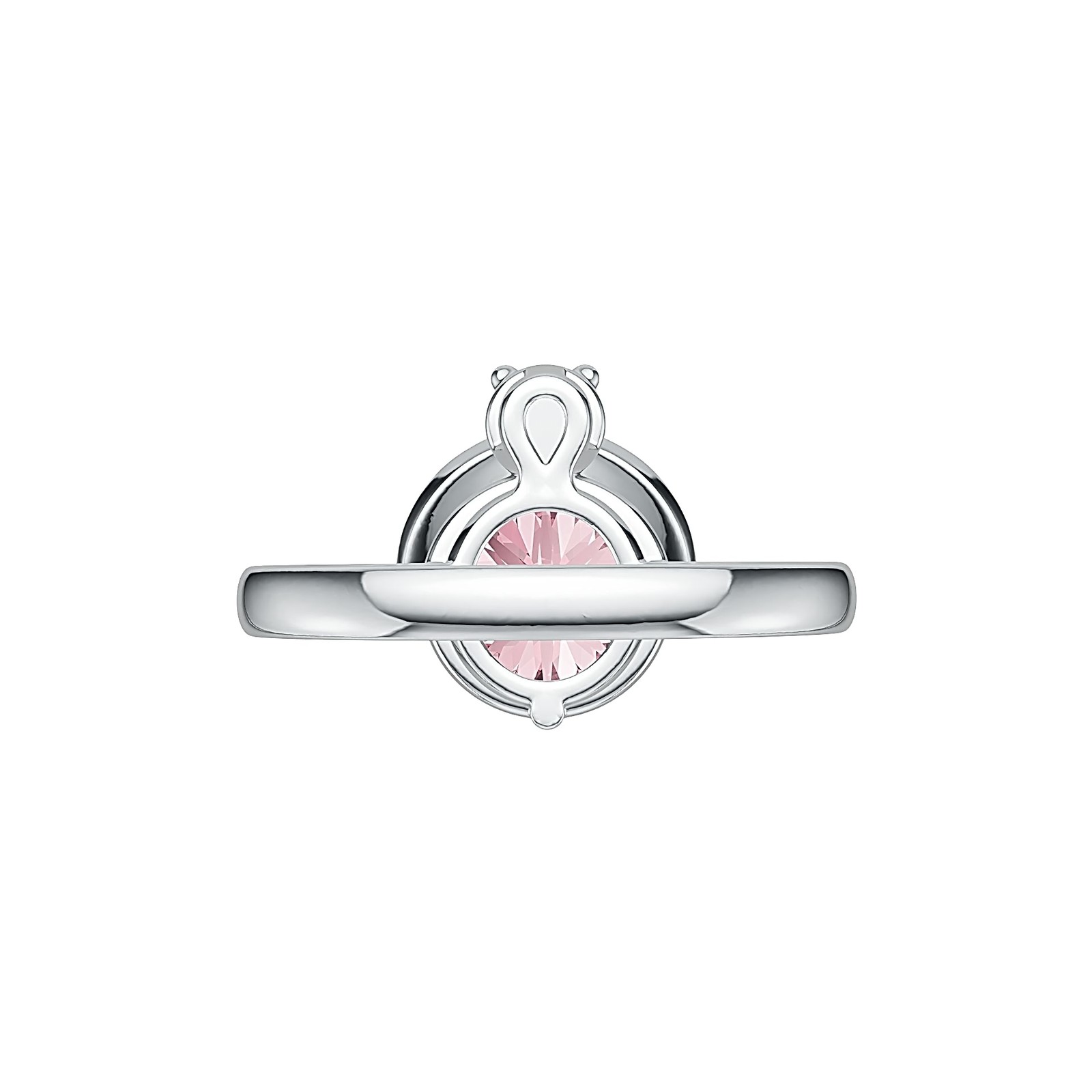 Sterling Silver Semi Mount Ring Setting Round RD 10x10mm Lady bug Theme