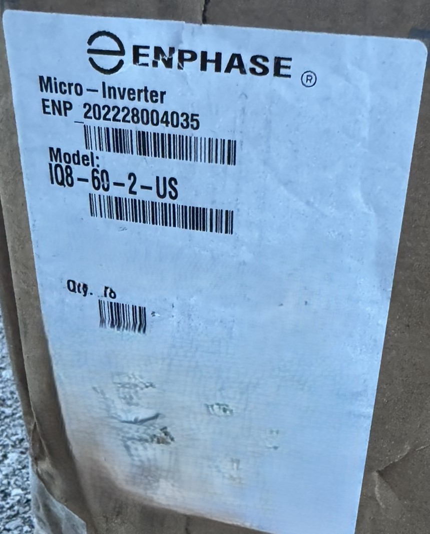 Enphase Micro Inverter IQ8 (IQ8-60-2-US) Full Box (Qty 18)