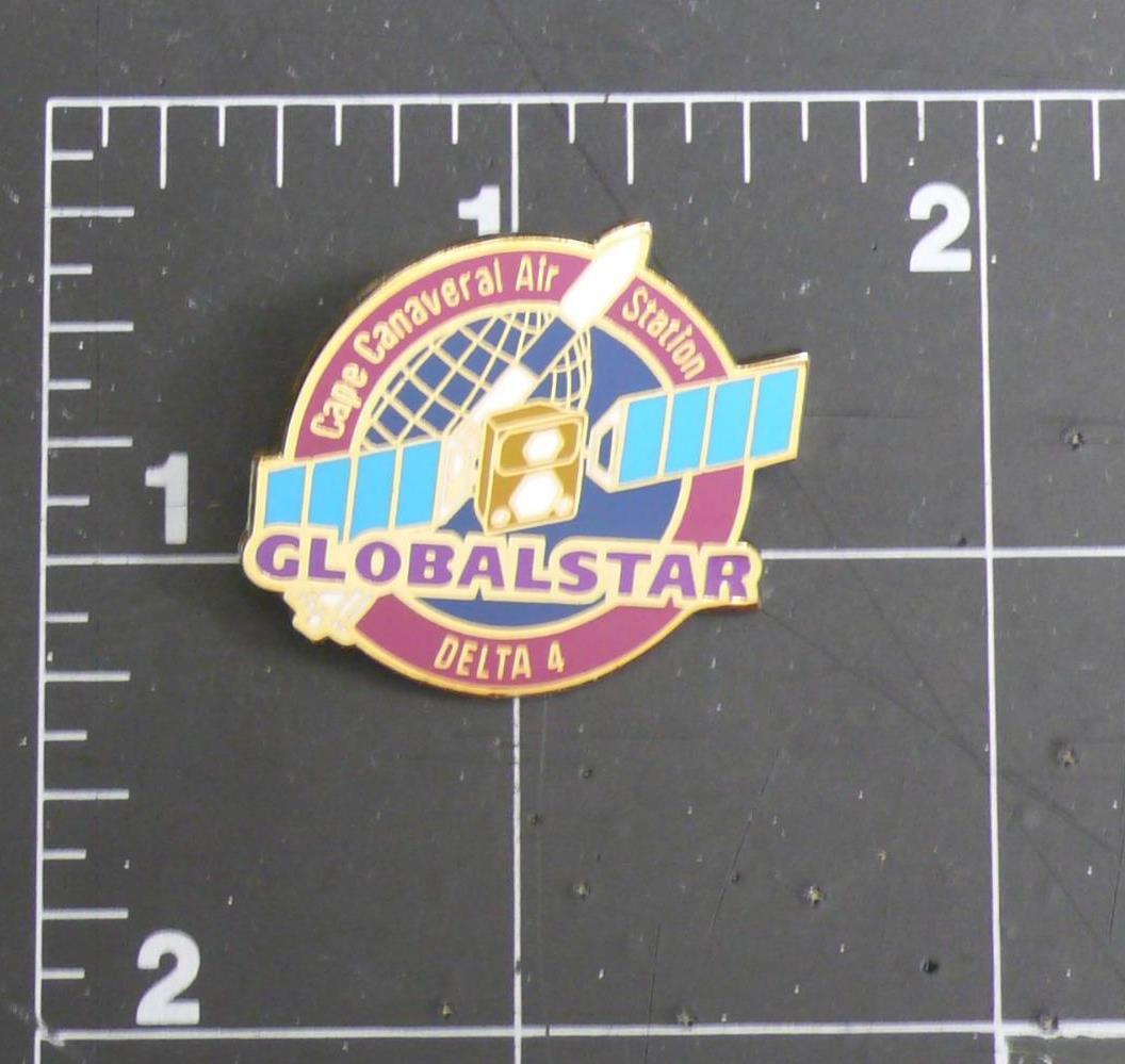 Great Loral / Alenia Spazio Globalstar Satellite  Pin Cape Canaveral Delta 4