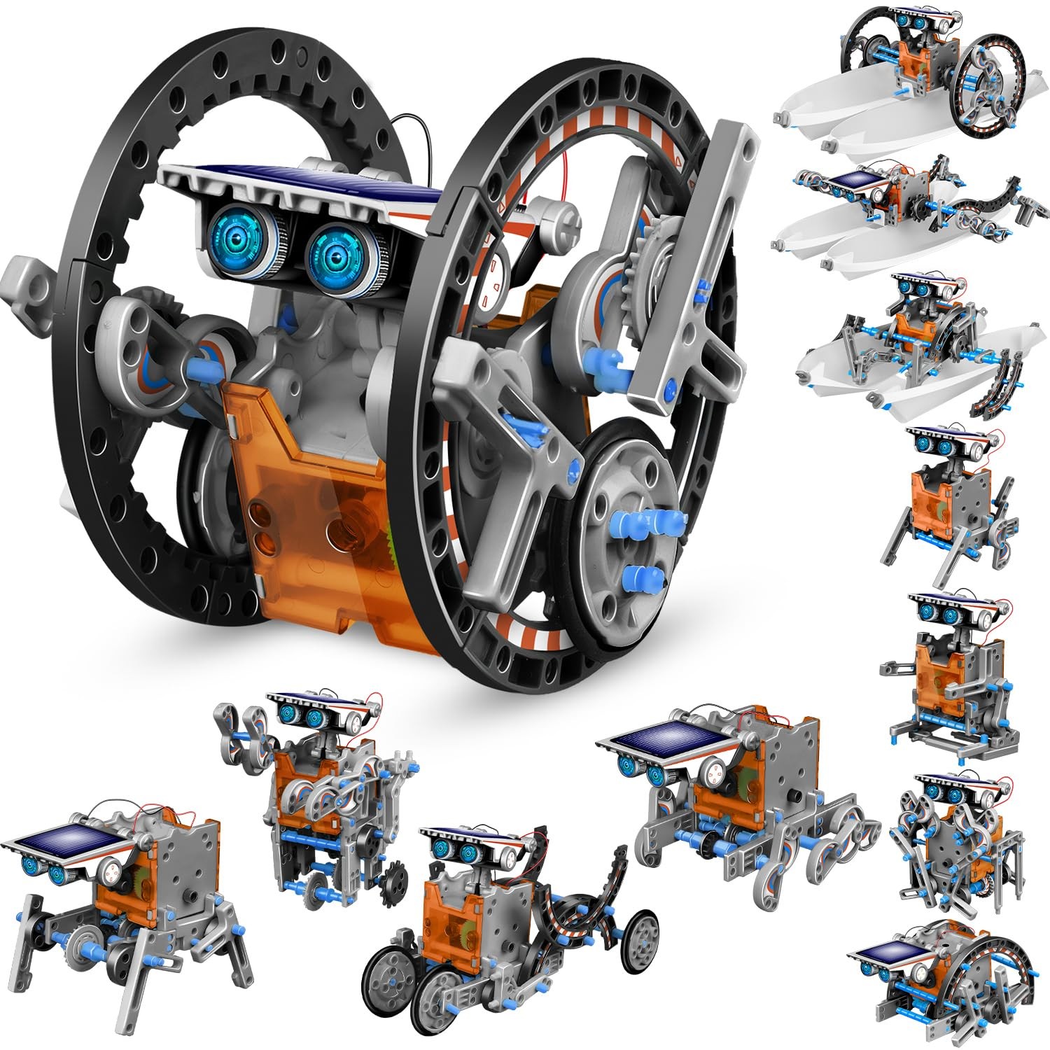 13-in-1 Solar Robot Toys STEM Science Kit for Kids 8-12, Building Robotics Gift