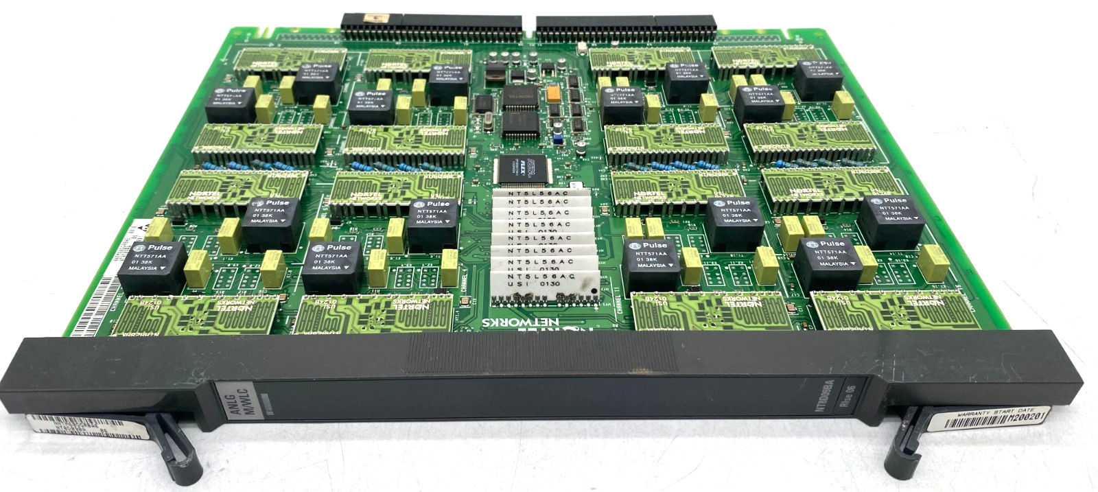 NORTEL NT8D09BA 16-PORT ANALOG EXTENSION MESSAGE WAITING LINE CARD RISE 06