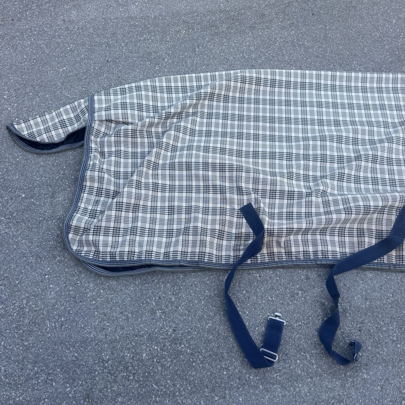 Size 82” Baker Plaid Horseback Riding Sheet Blanket